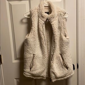 Soft zip up vest